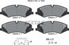 Textar Brake Pads Full Set Of 4 Front With Brake Caliper Screws With Accessories 2502201 thumbnail