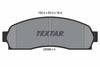Textar Brake Pads Full Set Of 4 Front 2506801 thumbnail
