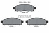 Textar Brake Pads Full Set Of 4 Front 2508701 thumbnail
