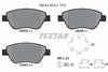 Textar Brake Pads Full Set Of 4 Front With Brake Caliper Screws With Accessories 2509501 thumbnail