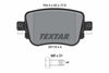 Textar Brake Pads Full Set Of 4 Rear With Brake Caliper Screws 2511001 thumbnail