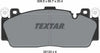 Textar Brake Pads Full Set Of 4 Front 2513301 thumbnail