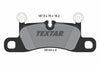 Textar Brake Pads Full Set Of 4 Rear With Counterweights 2514301 thumbnail