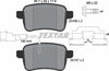 Textar Brake Pads Set Brake Pads Full Set Of 4 Rear 2515601 thumbnail