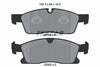 Textar Brake Pads Full Set Of 4 Front 2519201 thumbnail