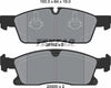 Textar Brake Pads Full Set Of 4 Front 2519201 thumbnail