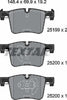 Textar Brake Pads Full Set Of 4 Front 2519901 - OEM Quality Replacement thumbnail