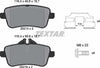 Textar Brake Pads Full Set Of 4 Rear With Brake Caliper Screws With Accessories 2521502 thumbnail