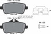 Textar Brake Pads Full Set Of 4 Rear With Brake Caliper Screws With Accessories 2521505 thumbnail