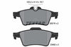 Textar Brake Pads Set Brake Pads Full Set Of 4 Rear 2521801 thumbnail