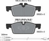 Textar Brake Pads Full Set Of 4 Front With Accessories 2522204 thumbnail