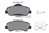 Textar Brake Pads Full Set Of 4 Front With Brake Caliper Screws With Accessories 2525001 thumbnail