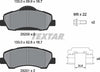 Textar Brake Pads Full Set Of 4 Front With Brake Caliper Screws With Accessories 2525004 thumbnail