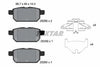 Textar Brake Pads Set Brake Pads Full Set Of 4 Rear 2525801 thumbnail