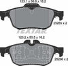 Textar Brake Pads Set Brake Pads Full Set Of 4 Rear 2526501 thumbnail