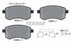Textar Brake Pads Full Set Of 4 Front With Brake Caliper Screws With Accessories 2528301 thumbnail