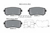 Textar Brake Pads Set Brake Pads Full Set Of 4 Rear 2529201 thumbnail