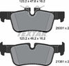 Textar Brake Pads Set Brake Pads Full Set Of 4 Rear 2533101 thumbnail
