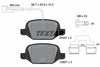 Textar Brake Pads Full Set Of 4 Rear With Brake Caliper Screws With Accessories 2534701 thumbnail