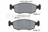 Textar Brake Pads Full Set Of 4 Front 2542901 thumbnail
