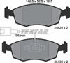 Textar Brake Pads Full Set Of 4 Front 2542901 thumbnail