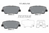 Textar Brake Pads Full Set Of 4 Rear With Accessories 2552001 thumbnail