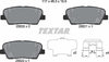 Textar Brake Pads Full Set Of 4 Rear With Accessories 2552001 thumbnail
