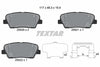 Textar Brake Pads Full Set Of 4 Rear With Accessories 2552003 thumbnail