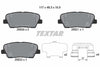 Textar Brake Pads Full Set Of 4 Rear With Accessories 2552008 thumbnail