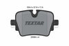 Textar Brake Pads Set Brake Pads Full Set Of 4 Rear 2558501 thumbnail