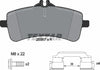 Textar Brake Pads Full Set Of 4 Rear With Brake Caliper Screws With Accessories 2558701 thumbnail