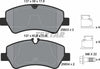Textar Brake Pads Full Set Of 4 Rear With Brake Caliper Screws With Accessories 2560301 thumbnail