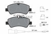 Textar Brake Pads Full Set Of 4 Rear With Brake Caliper Screws With Accessories 2560303 thumbnail