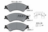 Textar Brake Pads Full Set Of 4 Front With Brake Caliper Screws With Accessories 2563201 thumbnail