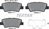Textar Brake Pads Full Set Of 4 Rear With Accessories 2564701 thumbnail