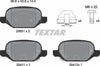 Textar Brake Pads Full Set Of 4 Rear With Brake Caliper Screws With Accessories 2565101 thumbnail