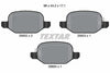 Textar Brake Pads Set Brake Pads Full Set Of 4 Rear 2565201 thumbnail