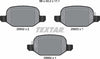 Textar Brake Pads Set Brake Pads Full Set Of 4 Rear 2565201 thumbnail