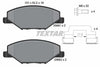 Textar Brake Pads Full Set Of 4 Front With Brake Caliper Screws With Accessories 2568101 thumbnail