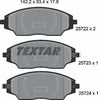 Textar Brake Pads Full Set Of 4 Front 2572201 thumbnail