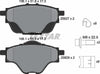 Textar Brake Pads Full Set Of 4 Rear With Brake Caliper Screws With Accessories 2582701 thumbnail