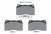 Textar Brake Pads Full Set Of 4 Front 2585001 thumbnail