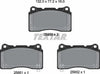 Textar Brake Pads Full Set Of 4 Front 2585001 thumbnail