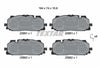 Textar Brake Pads Full Set Of 4 Front With Accessories 2586101 thumbnail