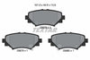 Textar Brake Pads Set Brake Pads Full Set Of 4 Rear 2587801 thumbnail