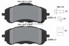 Textar Brake Pads Full Set Of 4 Front With Brake Caliper Screws With Accessories 2589501 thumbnail