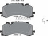 Textar Brake Pads Full Set Of 4 Front 2590801 thumbnail