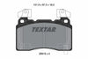 Textar Brake Pads Full Set Of 4 Front With Counterweights 2591503 thumbnail