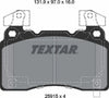 Textar Brake Pads Full Set Of 4 Front With Counterweights 2591503 thumbnail