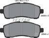 Textar Brake Pads Full Set Of 4 Front 2593901 thumbnail